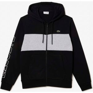 Lacoste - Colour Block - Hoodie - Zwart-Grijs