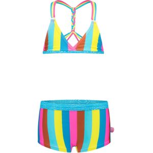 Just Beach Meisjes bikini triangle boho stripe