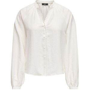 Jacqueline de Yong Jdyloli ls lace shirt wvn dia off-white