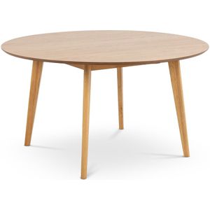 Lisomme Jade houten eettafel naturel Ø 140 cm