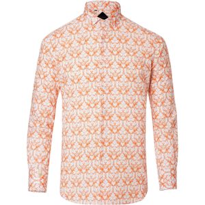 Billionaire - Silver Cut LS Leone - Overhemd - Oranje - Stretchkatoen