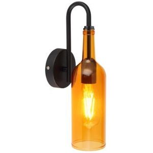 Globo Wandlamp glas in flesoptiek | | e27 | restaurantverlichting | bedrijvenverlichting