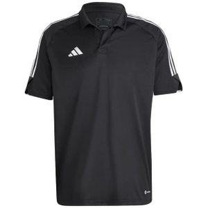 Adidas - Poloshirt - Blauw - 100% Polyester - Contraststreep