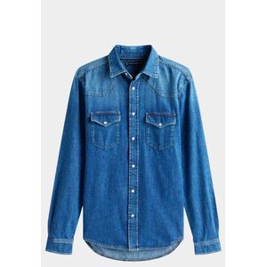Tommy Hilfiger - WESTERN SHIRT NOAH INDIGO - Overshirt - Blauw