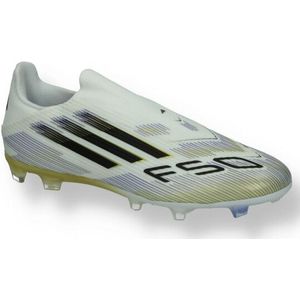 adidas - F50 League - Veterloze Voetbalschoenen - Wit - Fiberskin