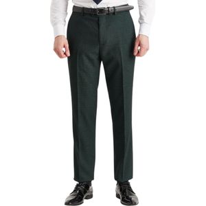 Heren Pantalon - Groen - Prince of Wales - Formele Broek