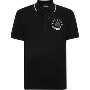 Plein Sport - Polo Shirt - Zwart - Katoen