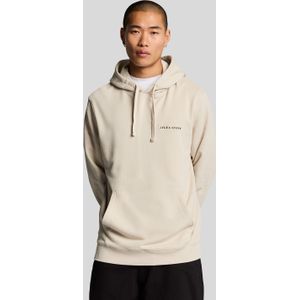 Lyle & Scott - Loopback Geborduurde Hoodie - Beige