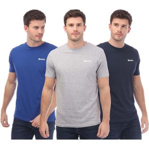 Bench - Beau - T-shirt - Navy Grey - 3 Pack