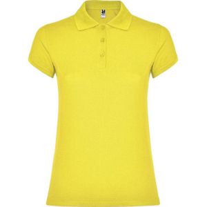 Roly - Dames Ster Poloshirt - Katoen - Oeko-Tex Standaard 100 Gecertificeerd - 200gsm