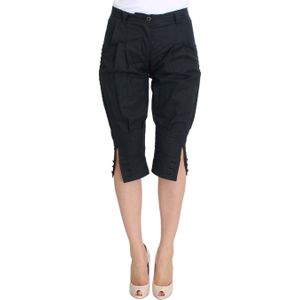 Ermanno Scervino Dames Blauwe Katoenen 3/4 Lengte Broek