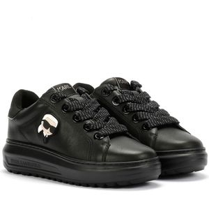 Karl Lagerfeld - Kapri Lug Karl NFT Lo Lace - Leren Sneakers - Zwart