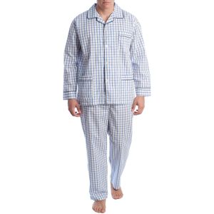 Katoenen popeline herenpyjama KLP5
