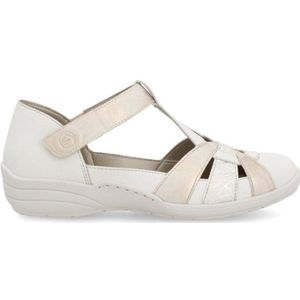 Remonte - R7601 - Ballerina - Offwhite - Porselein - Rubber Zool