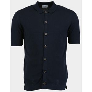 Bos Bright Blue Polo korte mouw doorgeknoopte polo 2080125/220 navy