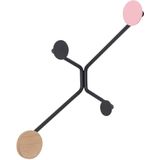 Gazzda Hook coat rack inner corners wandkapstok pink