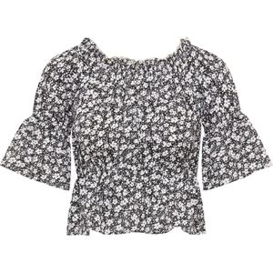 myMo - Esha - Blouse - Met Bloemenprint - Off-Shoulder Halslijn