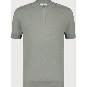 Blue Industry - Knitted Half Zip Polo - Heren