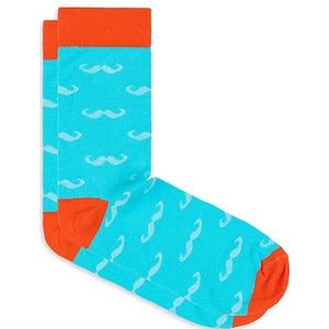 Ombre Barbiano heren sokken print aqua happy socks
