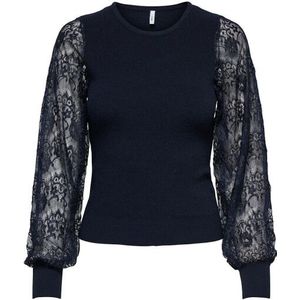 ONLY - ONLPerry - Trui - Donkerblauw - Lange Mouw