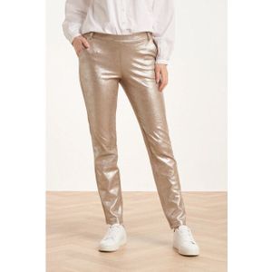 Smashed Lemon - 24734 - Suedine Broek - Goud