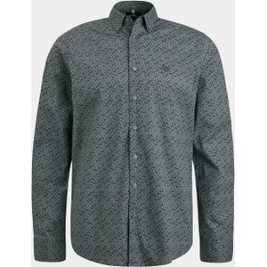 Falke Vanguard casual hemd lange mouw grijs long sleeve shirt print on po vsi2308201/9106