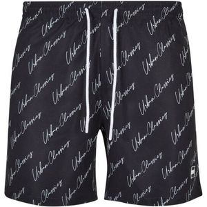 Urban Classics Heren script logo zwemshort