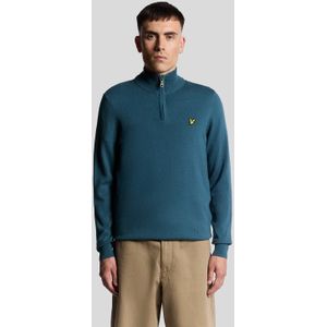 Lyle & Scott - Cotton Merino Quarter Zip - Trui - Deep Water