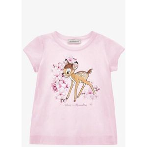 Monnalisa - Bambi - T-shirt - Rosa Fairytale