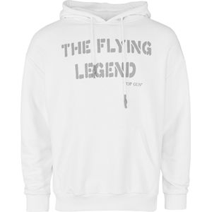 TOP GUN - Sweatshirt - Grijs/Wit - Katoen - Capuchon