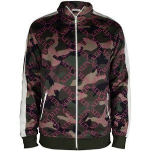 Valentino Garavani - Vest - Kaki - Camouflageprint - Ritssluiting