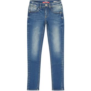 Vingino Meiden jeans super skinny flex fit bernice mid blue wash