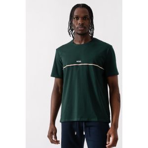 Hugo Boss - Pyjama T-shirt - Groen - Logo Print