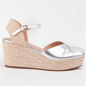 Montevita - Balenci3 - Espadrilles - Zilver - Sleehak