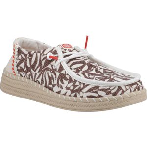 HEYDUDE - Wendy Espadrille Retro Palm - Bruin/Egret - Espadrilles