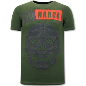 Local Fanatic T-shirt met opdruk el narco