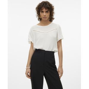 Vero Moda Vmmenny ss lace top wvn ga