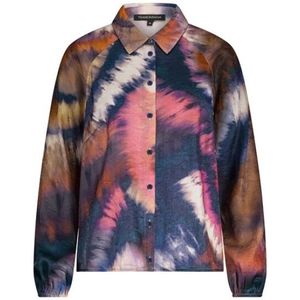 Tramontana - Blouse - Blauw - Rechte Pasvorm - Lange Mouwen