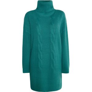 Mymo - Gebreide Jurk - Dames - Groente