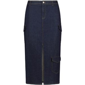NUKUS - Bursa - Rok - Navy - Katoen - Normale Pasvorm