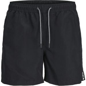 Jack & Jones Heren zwemshorts jpstfiji black tape effen