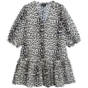 Alix The Label Leopard babydoll dress -