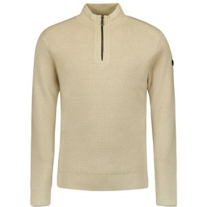 No Excess Pullover hal zipper zand