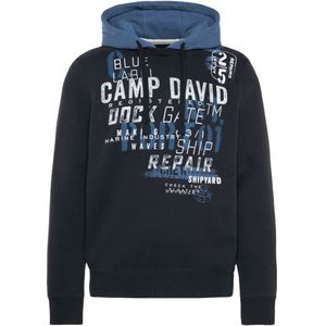 Camp David - Hoodie - Relaxed Fit - Heren