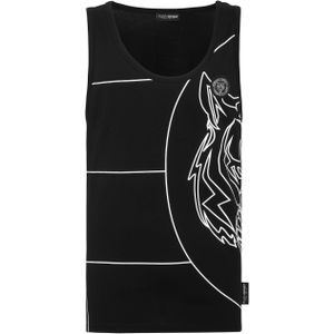 Plein Sport - Tank Top Tiger - Zwart - Heren - Katoen