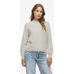 VILA - VINIKOLINA - Gebreide Trui - Zand