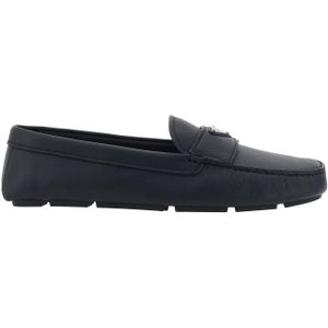 Prada - Drive - Loafers - Zwart - Kalfsleer