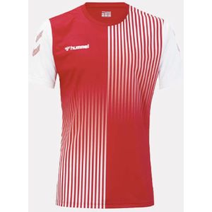 Hummel - Mexico - T-shirt - Rood - Wit - Korte Mouwen