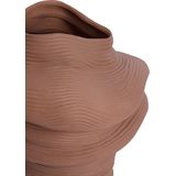 Light & Living vaas deco 33,5x32x34 cm luzz mat terra