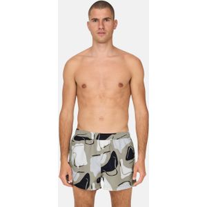 Only & Sons - Zwembroek - Normale Pasvorm - All-over Print